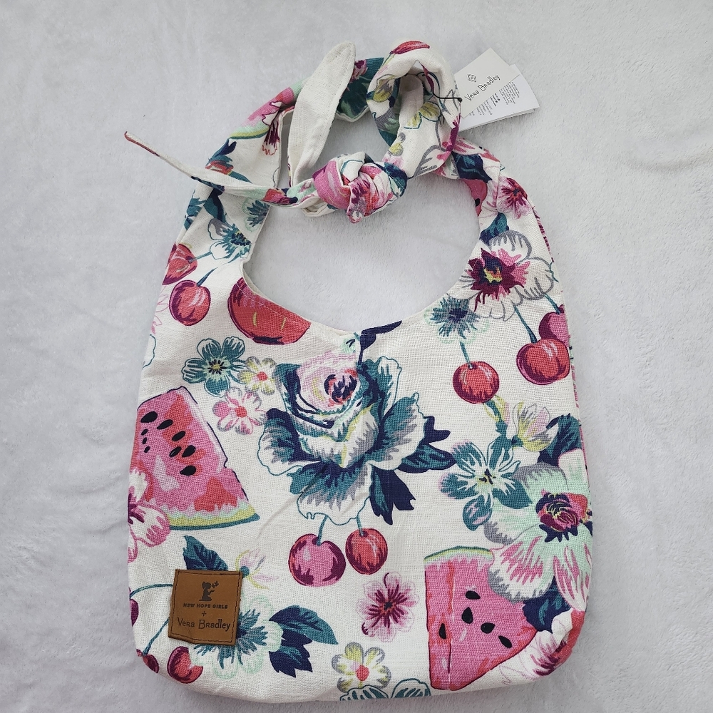 VERA BRADLEY New Hope Womens Floral Tropical Canvas Crossbody Bag NWT - Picture 4 of 9